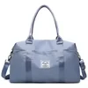 8-Color Travel Duffel with Bottle Pocket and Yoga Mat Strap Blue color SKU reference