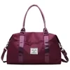 8-Color Travel Duffel with Bottle Pocket and Yoga Mat Strap Burgundy color SKU reference