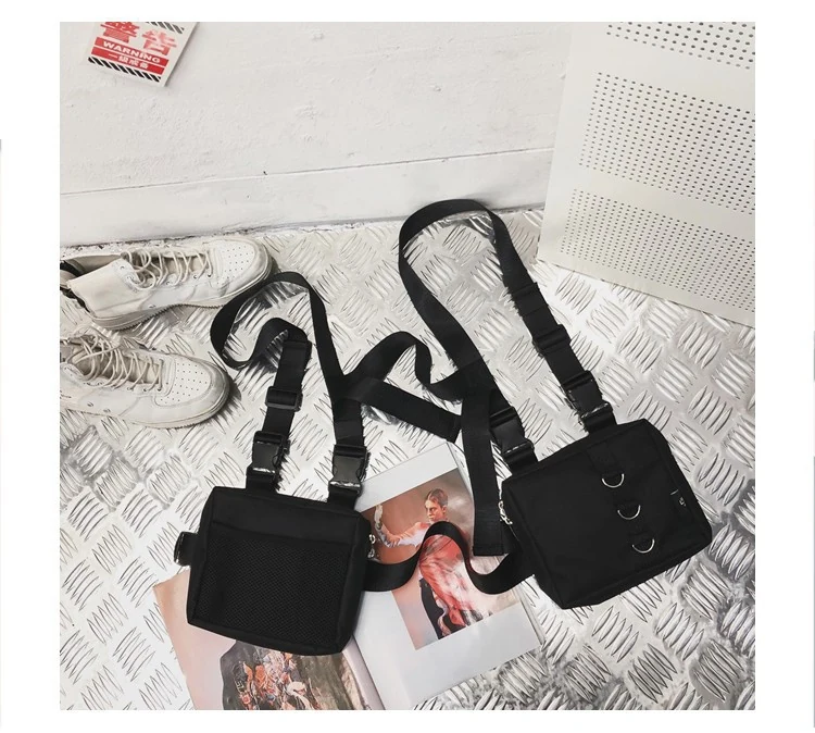 Polyester Tactical Double-sling Chest Rig Bag Black · reference 1 color SKU reference