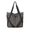 34L PU Travel Tote with Anti-Theft Pocket Brown color SKU reference