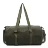 27L Embroidered Weekender Duffel with Zipper Green color SKU reference