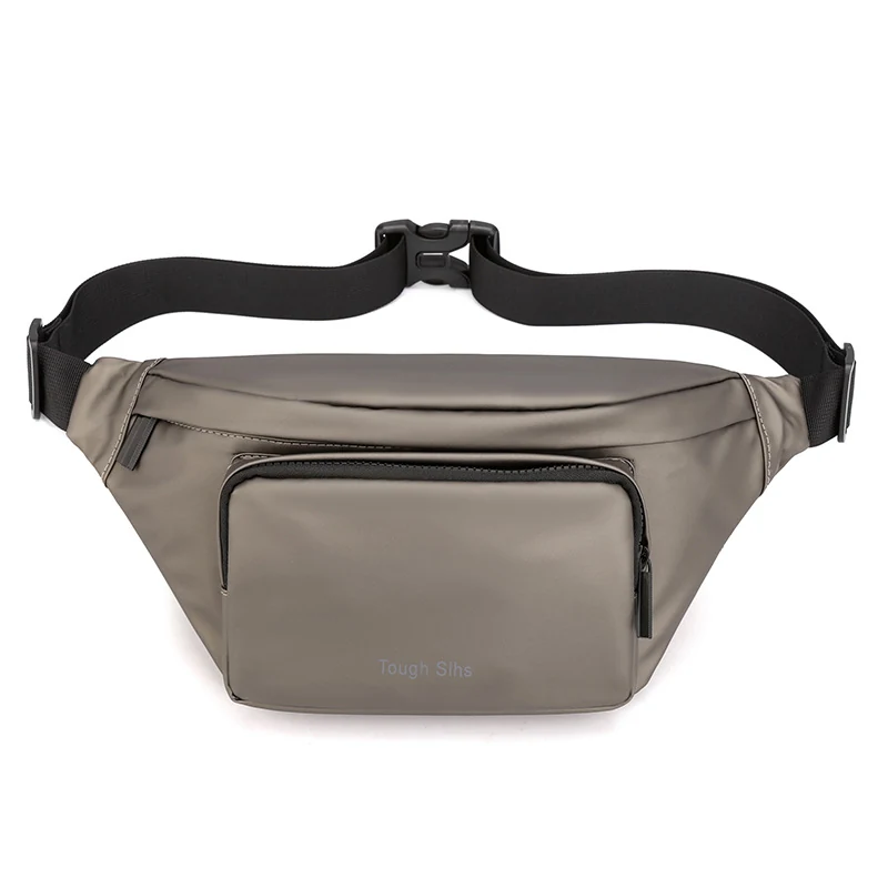 Elastic Polyester Fitness and Running Waist Pack Beige color SKU reference
