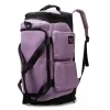 Heavy-Duty Weekender Gym Backpack with Shoe Compartment Purple color SKU reference