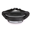 Large Polyester Travel Waist Bag Black variant 2 color SKU reference