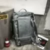 3-in-1 Oxford Travel Backpack with USB and RFID Features Gray color SKU reference