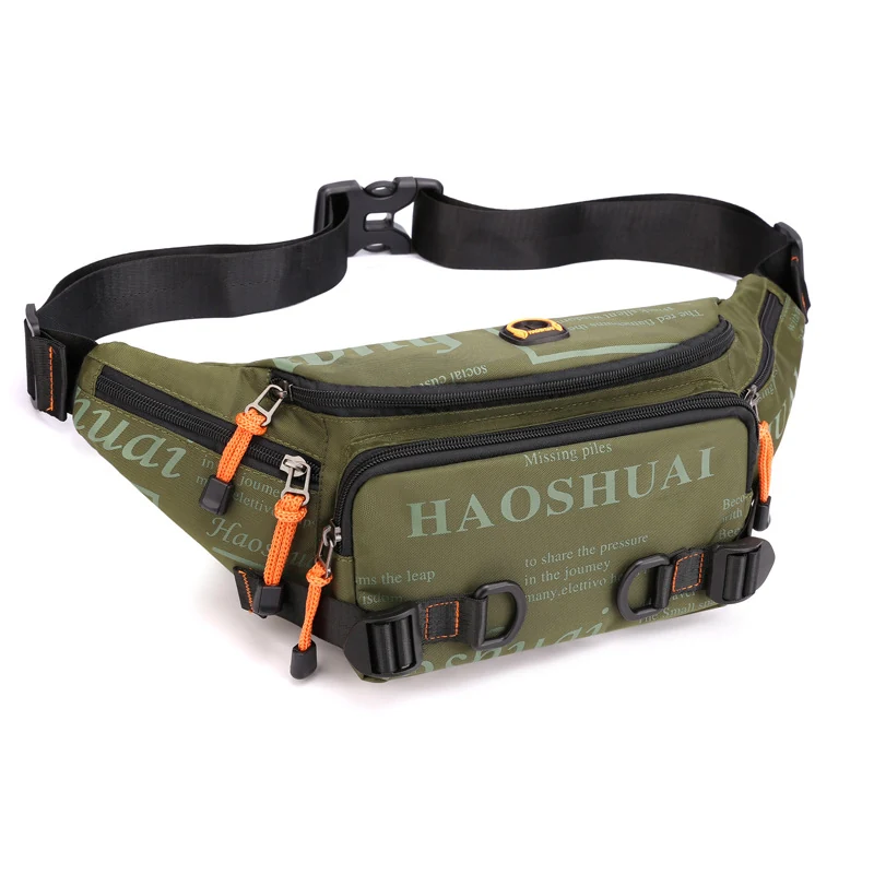 Tactical-style Polyester Waist Pack with Five Options Camo style B color SKU reference