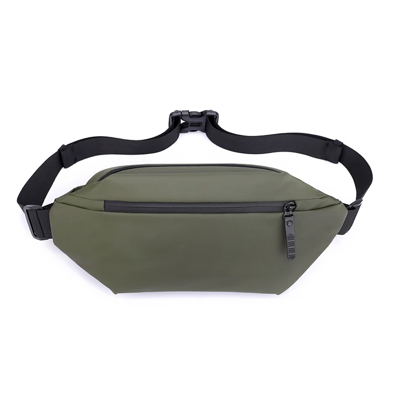 Polyester Running Waist Pack with Bottle Holder Green color SKU reference