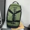 School and Sports Travel Backpack with Shoe Pocket Olive green color SKU reference