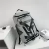 Outdoor Multiway Travel Backpack Duffel with Shoe Compartment Gray color SKU reference