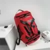 Outdoor Multiway Travel Backpack Duffel with Shoe Compartment Red color SKU reference