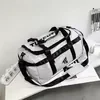 Outdoor Sports Travel Backpack with Independent Shoe Pocket Gray color SKU reference