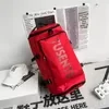 Business Travel Backpack Duffel with Independent Shoe Pocket Red color SKU reference