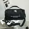 Multiway Oxford Travel Duffel with Independent Shoe Compartment Black color SKU reference