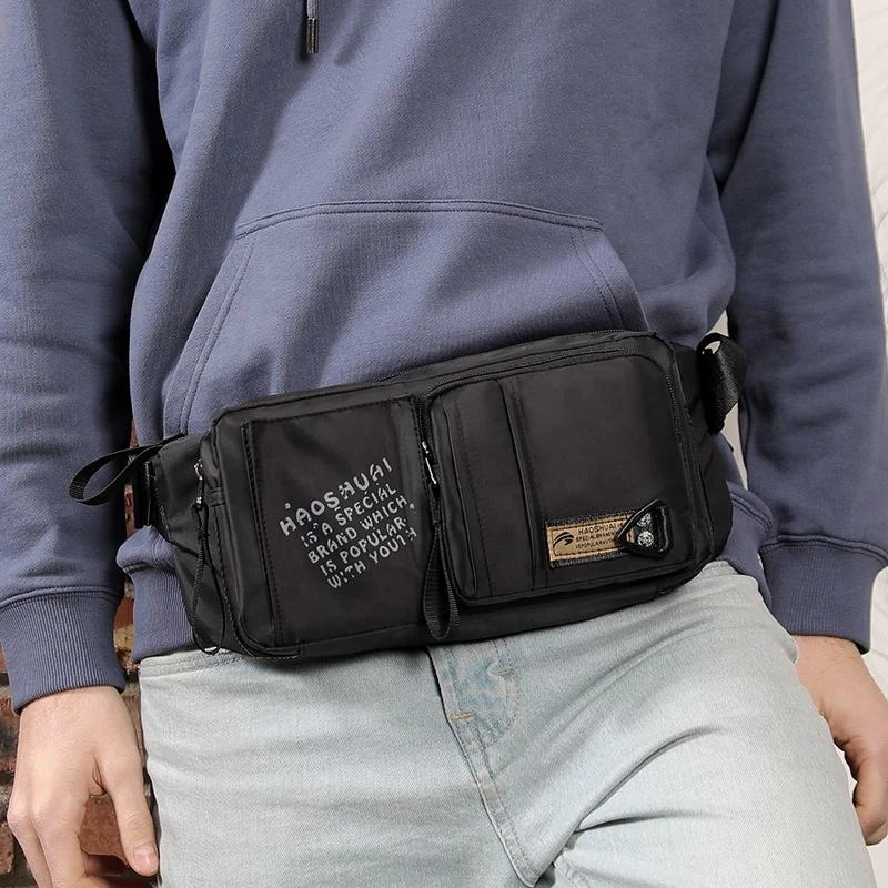 Letter-print Polyester Waist and Crossbody Pack product reference image