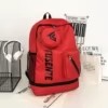 Oxford Racket Backpack with Separate Shoe Compartment Red color SKU reference
