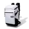 Nylon Travel Backpack with Two-Way Zip and Side Pocket Sky blue color SKU reference