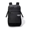 Nylon Travel Backpack with Two-Way Zip and Side Pocket White color SKU reference