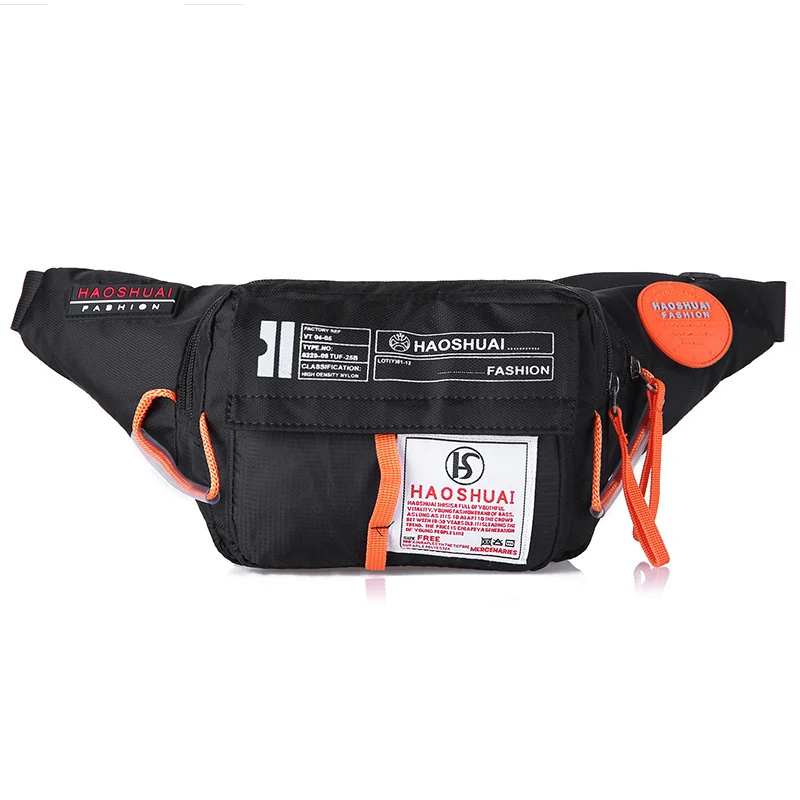 Harajuku Print Polyester Waist Pack with Adjustable Strap SKU image 1 color SKU reference