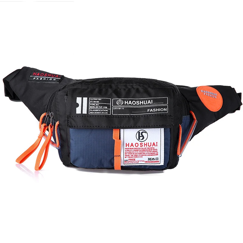 Harajuku Print Polyester Waist Pack with Adjustable Strap SKU image 2 color SKU reference