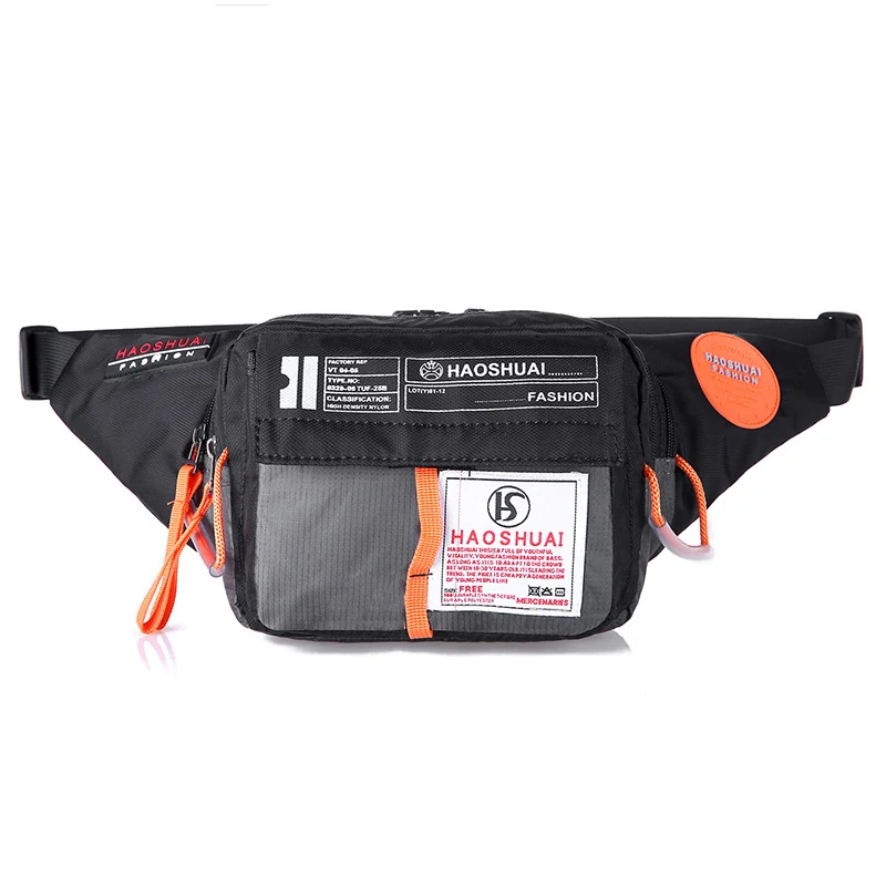 Harajuku Print Polyester Waist Pack with Adjustable Strap SKU image 3 color SKU reference