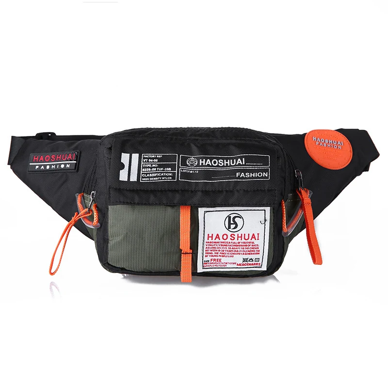 Harajuku Print Polyester Waist Pack with Adjustable Strap SKU image 6 color SKU reference