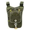 Polyester Tactical Thigh Tool Pouch with Metal Lock Detail Green color SKU reference