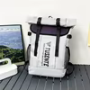 Oxford Sports & Travel Duffel Backpack with Reflective Details Light gray color SKU reference