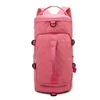 Quilted Weekender Backpack with Shoe Compartment Red color SKU reference