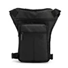 Polyester Motorcycle Waist and Thigh Bag Black color SKU reference