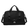 Travel Weekender Tote with Trolley Sleeve and Shoe Compartment Black color SKU reference