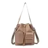 8L Oxford Crossbody Bag with Front Pocket and Buckle Detail Color option 01 color SKU reference