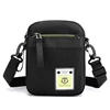 Retro-style Messenger Crossbody Bag · Material to Confirm Black color SKU reference