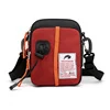 Mini Polyester Messenger and Chest Sling Bag Red color SKU reference