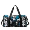 Printed Gym Duffel with Yoga Mat & Shoe Storage Blue color SKU reference