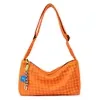 8L Houndstooth Oxford Crossbody Bag with Adjustable Strap Configuration reference 04 SKU overview reference