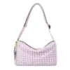 8L Houndstooth Oxford Crossbody Bag with Adjustable Strap Configuration reference 05 SKU overview reference