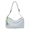 8L Houndstooth Oxford Crossbody Bag with Adjustable Strap Configuration reference 06 SKU overview reference