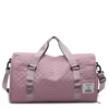Quilted Weekender Duffel with Wet/Dry & Shoe Storage Pink color SKU reference
