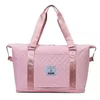 Expandable Quilted Travel & Gym Duffel Blush color SKU reference