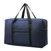 Color-Block Cube Travel Duffel with Luggage Handle Navy Blue color SKU reference