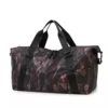 Custom Graffiti-Print Gym Duffel with Wet/Dry Storage Graffiti Red color SKU reference