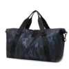 Custom Graffiti-Print Gym Duffel with Wet/Dry Storage Graffiti Blue color SKU reference