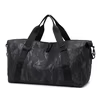 Custom Graffiti-Print Gym Duffel with Wet/Dry Storage Graffiti Purple color SKU reference