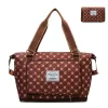 Expandable Travel Gym Duffel with Side Bottle Pocket Dark Brown color SKU reference