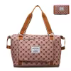 Expandable Travel Gym Duffel with Side Bottle Pocket Light Brown color SKU reference