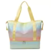 Holographic Gym Duffel with Bottom Shoe Compartment Yellow color SKU reference