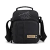 Polyester Crossbody Messenger Bag with Multi-pocket Storage Black color SKU reference
