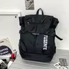 Oxford Backpack with Reflective Panels and Laptop Storage Black color SKU reference