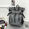 Oxford Backpack with Reflective Panels and Laptop Storage Gray color SKU reference