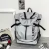Oxford Backpack with Reflective Panels and Laptop Storage Light Gray color SKU reference
